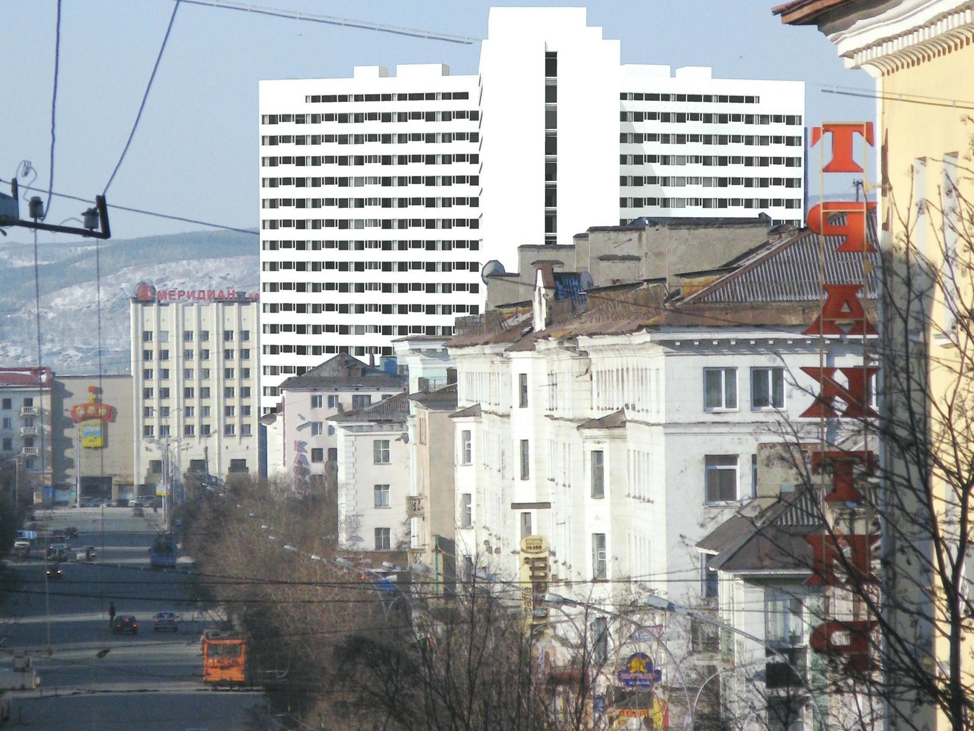 アジムット ホテル ムルマンスク エクステリア 写真